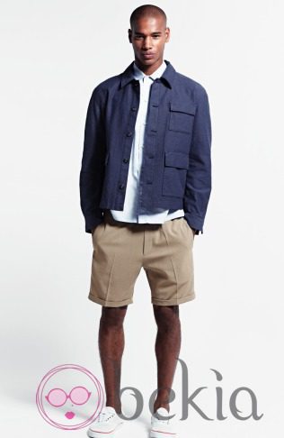 Bermudas beige de la colección masculina primavera/verano 2014 de H&M