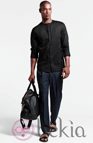 Camisa negra de la colección masculina primavera/verano 2014 de H&M