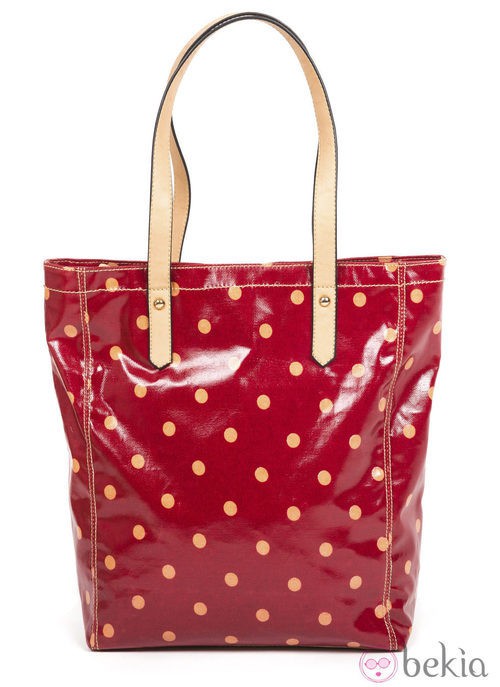 Bolso rojo con lunares de la colección primavera/verano 2014 de Indi&Cold