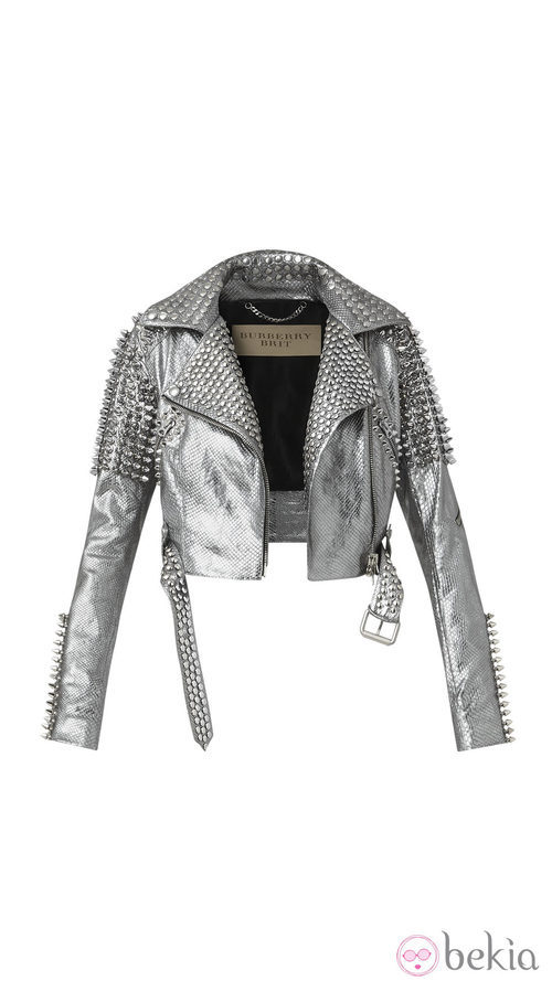 Chaqueta de pinchos de la colección primavera/verano 2014 de Burberry Brit