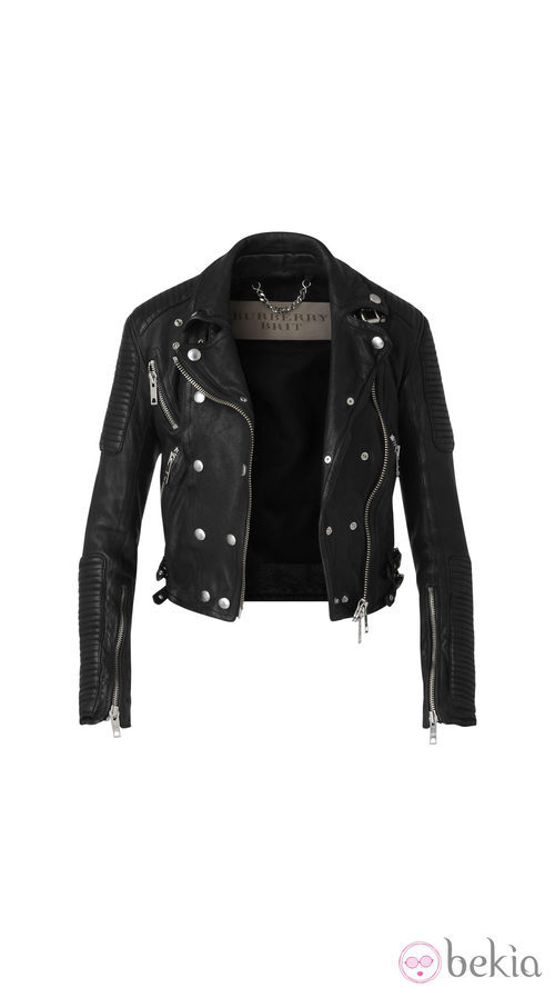 Chaqueta negra de la colección primavera/verano 2014 de Burberry Brit