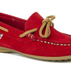 Mocasín rojo de la colección primavera/verano 2014 de Conguitos
