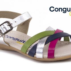 Sandalia multicolor de la colección primavera/verano 2014 de Conguitos