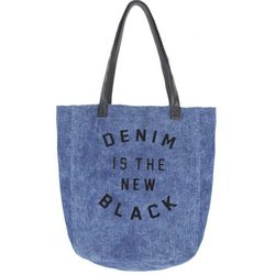 Bolso reversible con mensaje de la línea 'Índigo Revolution' de Bershka en 2014