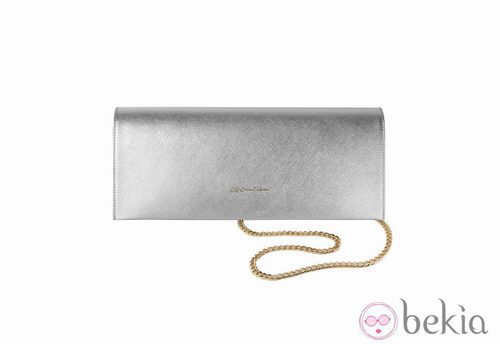 Clutch plateado de la colección primavera/verano 2014 de Cruciani C