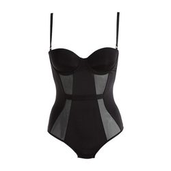Body negro con transparencias de la colección para primavera 2014 de Yamamay