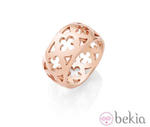 Anillo en oro rosa de la colección 'Ducale' presentada por Morellato en 2014