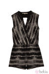 Mono negro con rayas grises de la colección primavera/verano 2014 de Rachel Roy