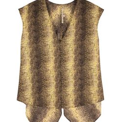 Blusa estampada de leopardo de la colección primavera/verano 2014 de Rachel Roy