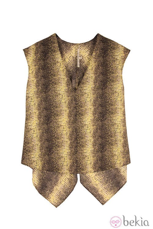 Blusa estampada de leopardo de la colección primavera/verano 2014 de Rachel Roy
