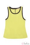 Camiseta de tirantes amarillo cítrico de la colección primavera/verano 2014 de Rachel Roy