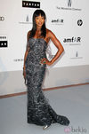 Naomi Campbell con un diseño de L'Wren Scott en la Gala amfAR