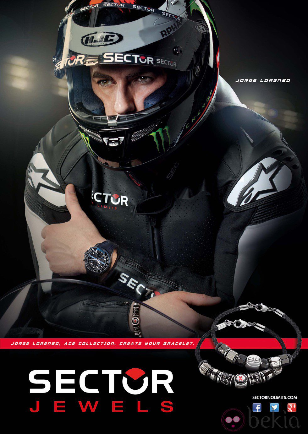 Jorge Lorenzo, imagen de la campaña estival de Sector No Limits