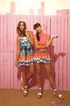 Conjuntos con estampado étnico en tonos coral de la colección primavera/verano 2014 de Smash!
