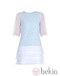 Vestido de manga francesa y volantes de la colección primavera/verano 2014 de Master & Muse