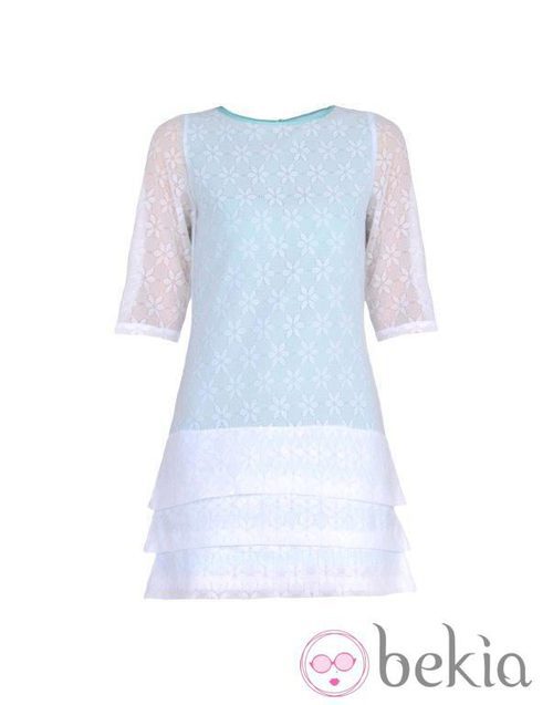 Vestido de manga francesa y volantes de la colección primavera/verano 2014 de Master & Muse