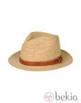 Sombrero de rafia con cinta camel de la colección primavera/verano 2014 de Master & Muse