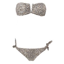 Bikini con print de leopardo de la colección de baño de Bershka 2014