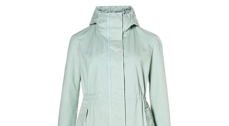 Parka color gris perla de la colección primavera/verano 2014 de Benetton