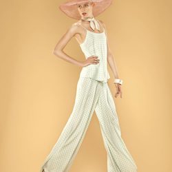 Conjunto de top y pantalón ancho de la colección 'Dolores Promesas Resort' para primavera/verano 2014