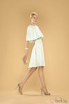 Vestido con maxi-volante verde menta de la colección 'Dolores Promesas Resort' para primavera/verano 2014
