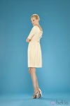 Vestido nude con lazos atrás de la colección 'Dolores Promesas Resort' para primavera/verano 2014