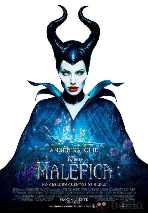 Cartel de la película 'Maléfica' con Angelina Jolie