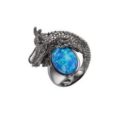 Anillo de dragón inspirado en 'Maléfica' de Crow's Nest