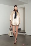 Conjunto de short, top y chaqueta de la colección 'Ready to weaar' 2014 de Longchamp
