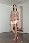 Conjunto de short y blusa con estampado 'Ile aux Panthe?res' de la colección 'Ready to wear' 2014 de Longchamp