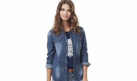 Conjunto denim de la colección para primavera 2014 de Springfield