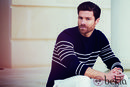 Xabi Alonso posando como imagen de la colección primavera/verano 2014 de Emidio Tucci