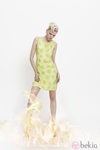 Vestido verde flúor de la colección primavera/verano 2014 de VAN-DOS