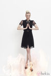 Vestido negro de la colección primavera/verano 2014 de VAN-DOS