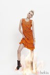 Vestido naranja de la colección primavera/verano 2014 de VAN-DOS