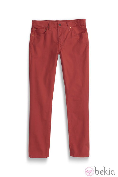 Vaquero rojo de la colección para hombre primavera/verano 2014 de Levi's