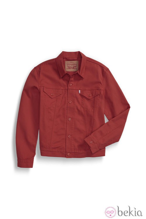Cazadora denim roja de la colección para hombre primavera/verano 2014 de Levi's