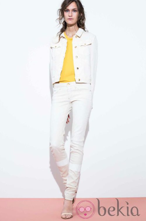 Conjunto denim blanco de la colección primavera/verano 2014 de Closed