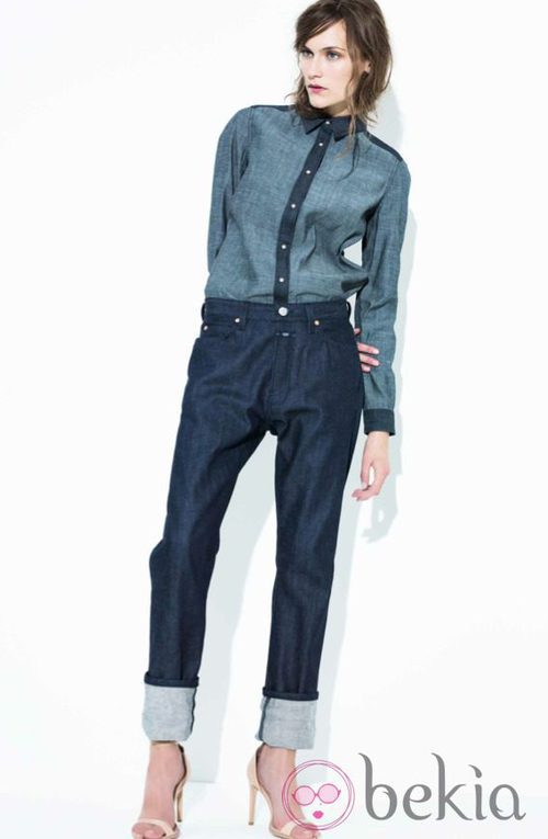 Conjunto de camisa y pantalón vaqueros de la colección primavera/verano 2014 de Closed