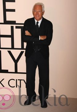 El diseñador Giorgio Armani