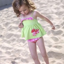 Camiseta con volantes de la colección para verano 2014 de Dolores Cortés Kids