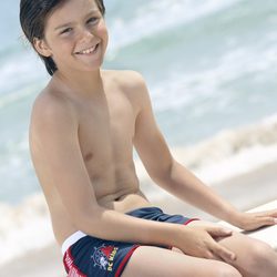 Bañador de niño marinero de la colección para verano 2014 de Dolores Cortés