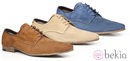 Mocasines de color marrón, beige y azul de la primavera/verano 2014 de Enzo Tesoti