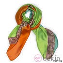 Pañuelo en naranja, verde kiwi y turquesa de la colección primavera/verano 2014 de Tantrend