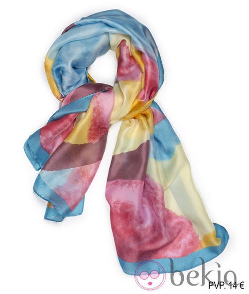 Pañuelo en tonos pastel de la colección primavera/verano 2014 de Tantrend