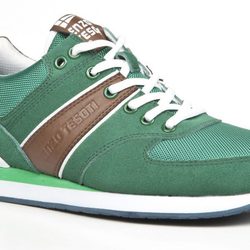 zapatilla sport de caballero color verde de la primavera/verano 2014 de Enzo Tesoti