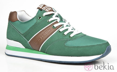 zapatilla sport de caballero color verde de la primavera/verano 2014 de Enzo Tesoti