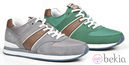 zapatilla sport de caballero color verde y gris de la primavera/verano 2014 de Enzo Tesoti