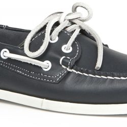 zapato naútico de caballero color azul marino de la primavera/verano 2014 de Enzo Tesoti