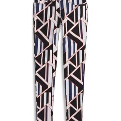 Pantalón de pitillo con estampado geométrico de la colección primavera/verano 2014 de Levi's